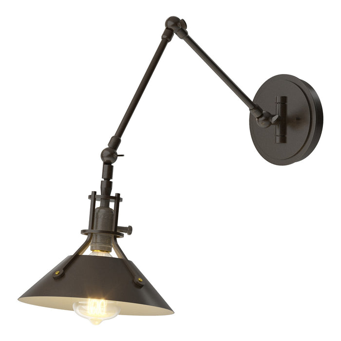 Hubbardton Forge - 209320-SKT-14-14 - One Light Wall Sconce - Henry - Oil Rubbed Bronze