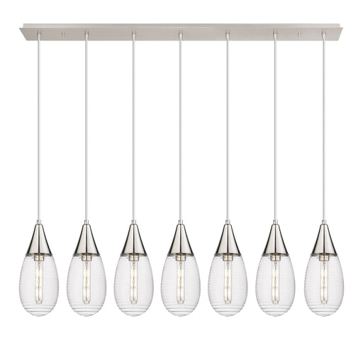 Innovations - 127-450-1P-PN-G450-6SCL - LED Linear Pendant - Downtown Urban - Polished Nickel