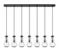 Innovations - 127-451-1P-BK-G451-5CL - LED Linear Pendant - Downtown Urban - Matte Black