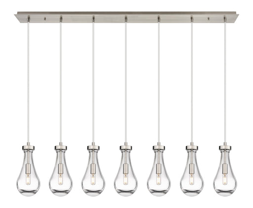 Innovations - 127-451-1P-SN-G451-5CL - LED Linear Pendant - Downtown Urban - Brushed Satin Nickel