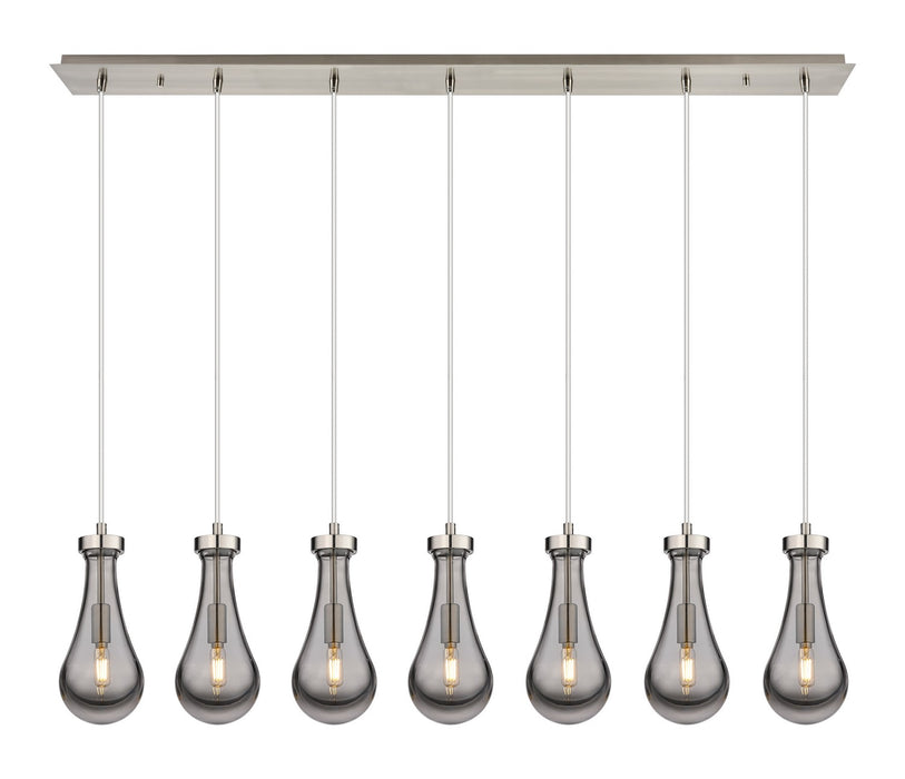 Innovations - 127-451-1P-SN-G451-5SM - LED Linear Pendant - Downtown Urban - Brushed Satin Nickel