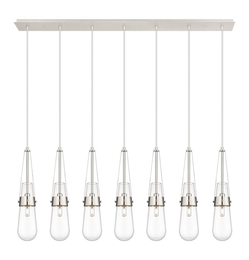 Innovations - 127-452-1P-PN-G452-4CL - LED Linear Pendant - Downtown Urban - Polished Nickel