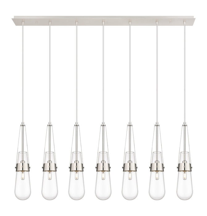 Innovations - 127-452-1P-PN-G452-4CL - LED Linear Pendant - Downtown Urban - Polished Nickel