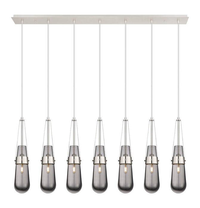 Innovations - 127-452-1P-PN-G452-4SM - LED Linear Pendant - Downtown Urban - Polished Nickel