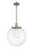 Innovations - 201C-AB-G202-14 - One Light Mini Pendant - Franklin Restoration - Antique Brass