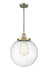 Innovations - 201C-AB-G204-14 - One Light Mini Pendant - Franklin Restoration - Antique Brass