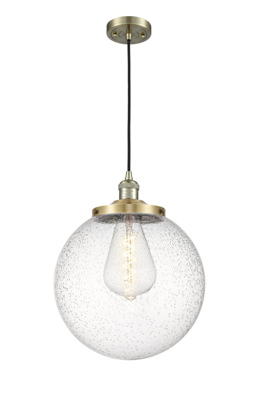 Innovations - 201C-AB-G204-14 - One Light Mini Pendant - Franklin Restoration - Antique Brass