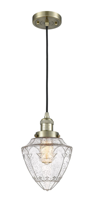 Innovations - 201C-AB-G664-7 - One Light Mini Pendant - Franklin Restoration - Antique Brass