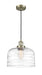 Innovations - 201C-AB-G713-L - One Light Mini Pendant - Franklin Restoration - Antique Brass