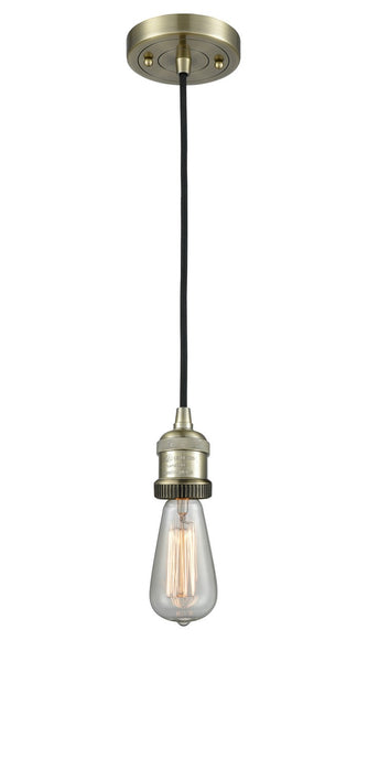 Innovations - 201C-AB-LED - LED Mini Pendant - Franklin Restoration - Antique Brass