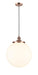 Innovations - 201C-AC-G201-14 - One Light Mini Pendant - Franklin Restoration - Antique Copper