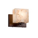 Justice Designs - ALR-8447-55-DBRZ - One Light Wall Sconce - Alabaster Rocks - Dark Bronze