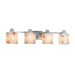 Justice Designs - ALR-8474-30-CROM-LED4-2800 - LED Bath Bar - Alabaster Rocks - Polished Chrome