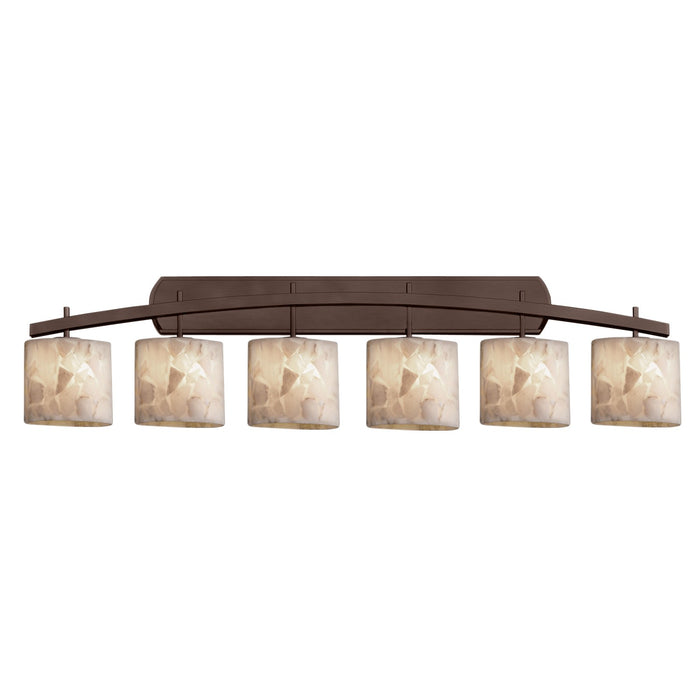 Justice Designs - ALR-8596-30-DBRZ-LED6-4200 - LED Bath Bar - Alabaster Rocks - Dark Bronze