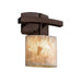 Justice Designs - ALR-8597-30-DBRZ - One Light Wall Sconce - Alabaster Rocks - Dark Bronze