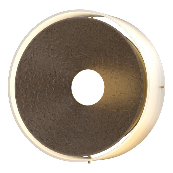 Hubbardton Forge - 213310-SKT-05-GG0346 - Four Light Wall Sconce - Oculus - Bronze