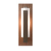 Hubbardton Forge - 217186-SKT-05-CH-GG0065 - One Light Wall Sconce - Vertical Bar - Bronze