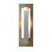 Hubbardton Forge - 217186-SKT-82-CP-GG0065 - One Light Wall Sconce - Vertical Bar - Vintage Platinum