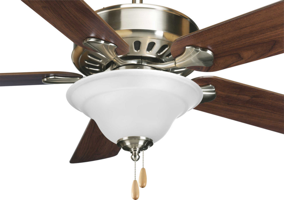 Progress Lighting - P2503-09 - 52" Ceiling Fan - AirPro Performance - Brushed Nickel