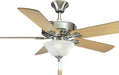 Progress Lighting - P2503-09 - 52" Ceiling Fan - AirPro Performance - Brushed Nickel