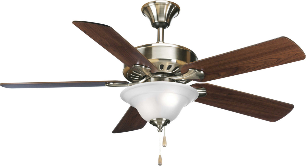 Progress Lighting - P2503-09 - 52" Ceiling Fan - AirPro Performance - Brushed Nickel