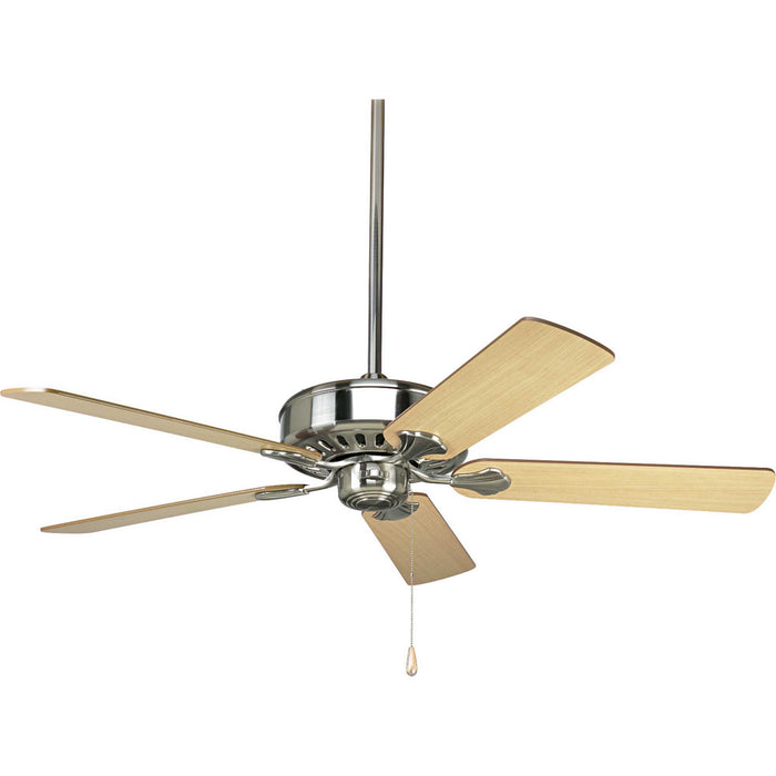 Progress Lighting - P2503-09 - 52" Ceiling Fan - AirPro Performance - Brushed Nickel