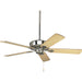Progress Lighting - P2503-09 - 52" Ceiling Fan - AirPro Performance - Brushed Nickel