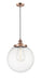 Innovations - 201C-AC-G202-14 - One Light Mini Pendant - Franklin Restoration - Antique Copper