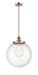 Innovations - 201C-AC-G204-14 - One Light Mini Pendant - Franklin Restoration - Antique Copper