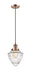 Innovations - 201C-AC-G664-7 - One Light Mini Pendant - Franklin Restoration - Antique Copper