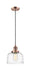 Innovations - 201C-AC-G713 - One Light Mini Pendant - Franklin Restoration - Antique Copper