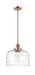 Innovations - 201C-AC-G713-L - One Light Mini Pendant - Franklin Restoration - Antique Copper