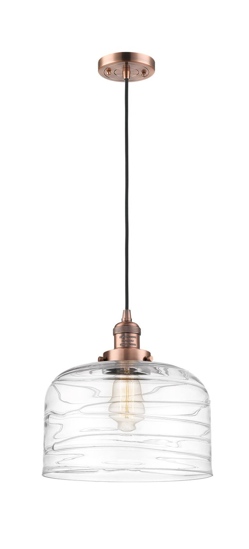 Innovations - 201C-AC-G713-L-LED - LED Mini Pendant - Franklin Restoration - Antique Copper