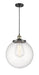 Innovations - 201C-BAB-G204-14 - One Light Mini Pendant - Franklin Restoration - Black Antique Brass