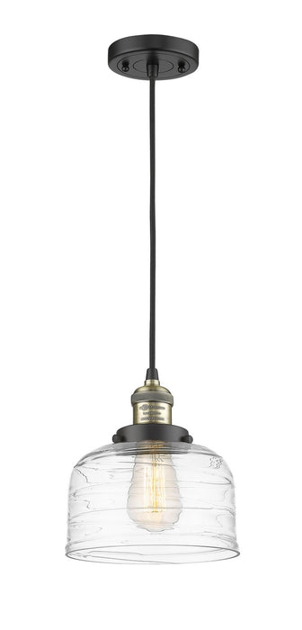 Innovations - 201C-BAB-G713 - One Light Mini Pendant - Franklin Restoration - Black Antique Brass