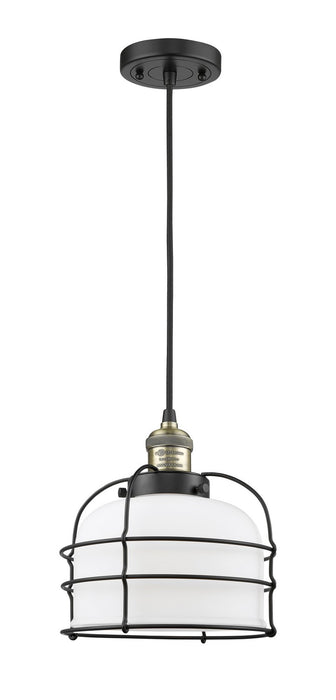 Innovations - 201C-BAB-G71-CE - One Light Mini Pendant - Franklin Restoration - Black Antique Brass