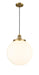 Innovations - 201C-BB-G201-14 - One Light Mini Pendant - Franklin Restoration - Brushed Brass