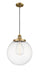 Innovations - 201C-BB-G202-14 - One Light Mini Pendant - Franklin Restoration - Brushed Brass