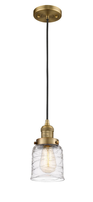 Innovations - 201C-BB-G513 - One Light Mini Pendant - Franklin Restoration - Brushed Brass