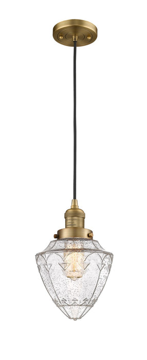 Innovations - 201C-BB-G664-7 - One Light Mini Pendant - Franklin Restoration - Brushed Brass