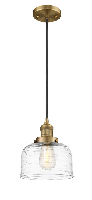 Innovations - 201C-BB-G713 - One Light Mini Pendant - Franklin Restoration - Brushed Brass