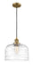 Innovations - 201C-BB-G713-L - One Light Mini Pendant - Franklin Restoration - Brushed Brass