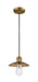 Innovations - 201C-BB-M17-BB - LED Mini Pendant - Franklin Restoration - Brushed Brass