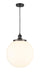 Innovations - 201C-BK-G201-14 - One Light Mini Pendant - Franklin Restoration - Matte Black