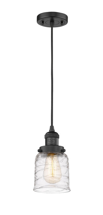 Innovations - 201C-BK-G513 - One Light Mini Pendant - Franklin Restoration - Matte Black