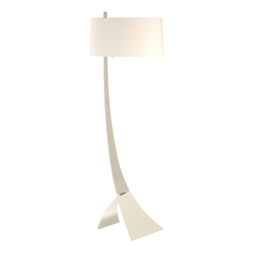 Stasis One Light Floor Lamp Sterling