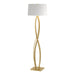 Hubbardton Forge - 232686-SKT-86-SF1894 - One Light Floor Lamp - Almost Infinity - Modern Brass