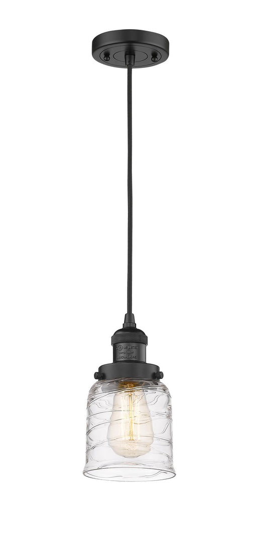 Innovations - 201C-BK-G513-LED - LED Mini Pendant - Franklin Restoration - Matte Black