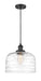 Innovations - 201C-BK-G713-L - One Light Mini Pendant - Franklin Restoration - Matte Black