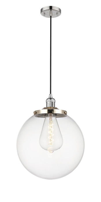 Innovations - 201C-PN-G202-14 - One Light Mini Pendant - Franklin Restoration - Polished Nickel